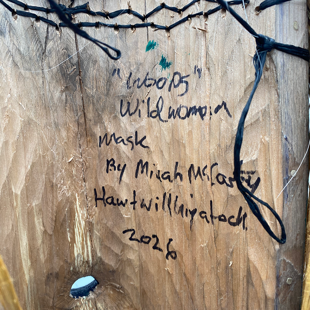 Woods Wildwoman Cedar Mask - Micah McCarty